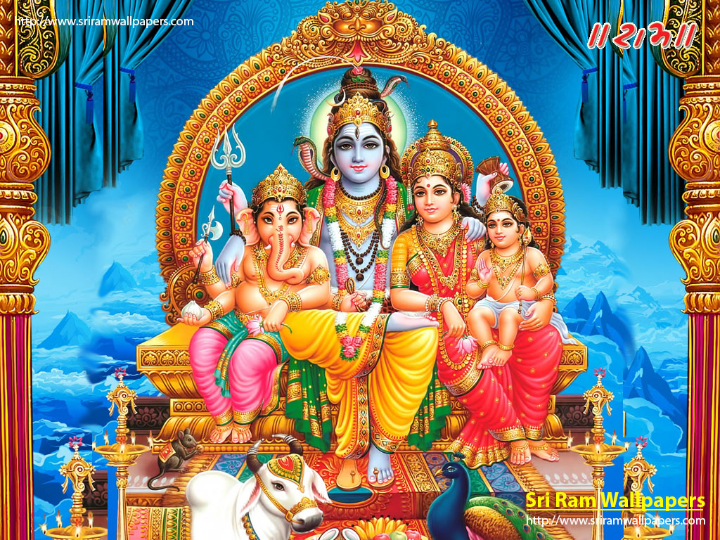 The Shiva Family | God Images and Wallpapers - Lord Kartikeya Wallpapers