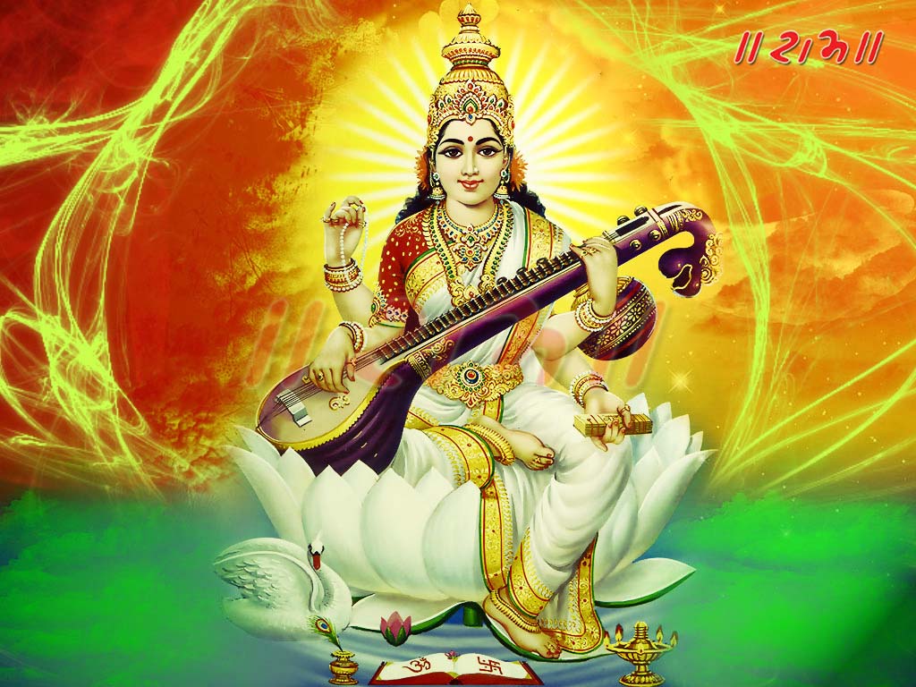 Goddess Saraswati Wallpapers | Goddess Images and Wallpapers - Maa  Saraswati Wallpapers