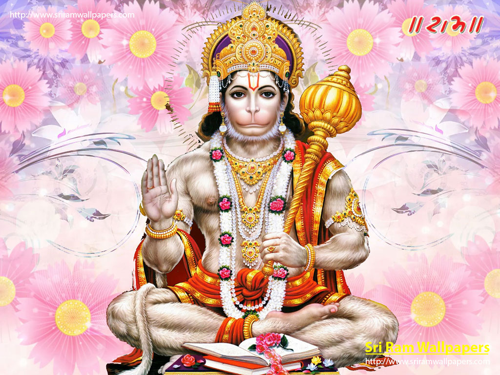 Hanuman ji meditating Image for Mobile Downloads