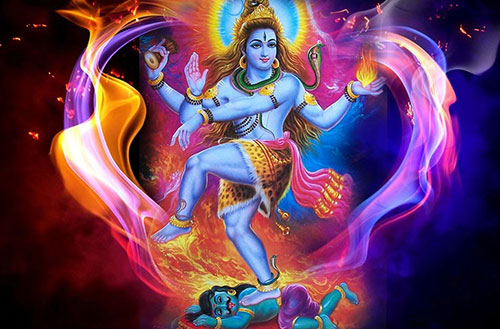 Lord Shiva defeats the ignorance Apasmara